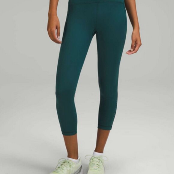 NWT Lululemon Swift Speed High-Rise crop 23” Size 10 Luxtreme Jasper Green - Picture 2 of 2